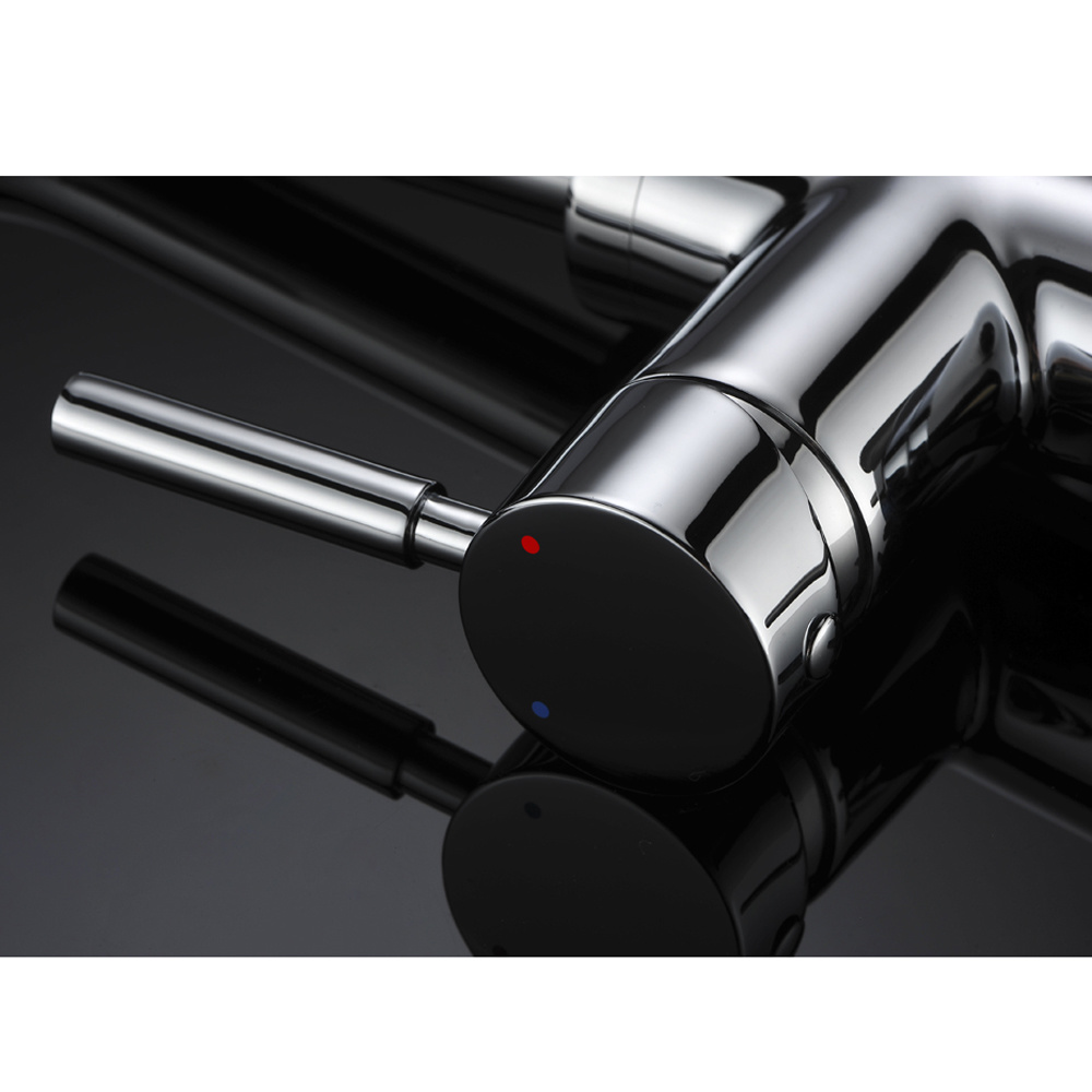 Uso purificado de la cocina del grifo del grifo del agua de la placa de Chrome de plata