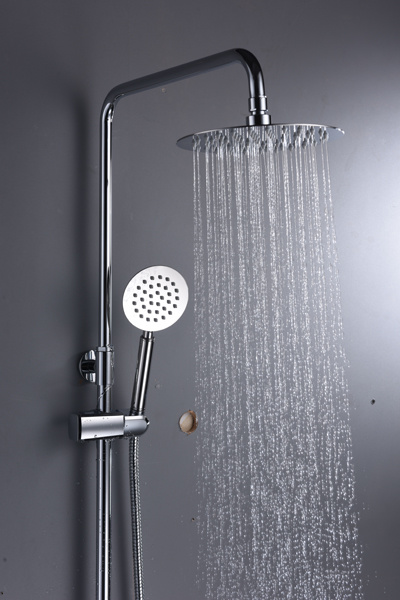 Columna de ducha de 2 v&iacute;as con pantalla digital de temperatura