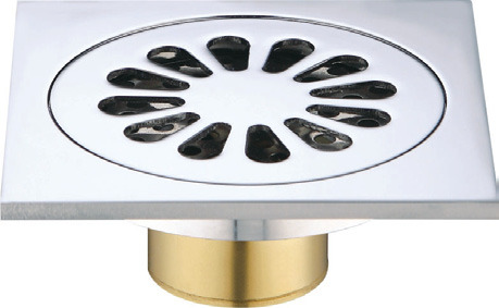 Sif&oacute;n de piso de lat&oacute;n para ba&ntilde;o para drenaje (150 * 150 mm)