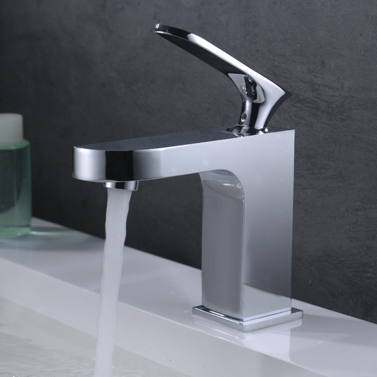 Grifo mezclador para lavabo estilo India, grifo de ba&ntilde;o en cromo