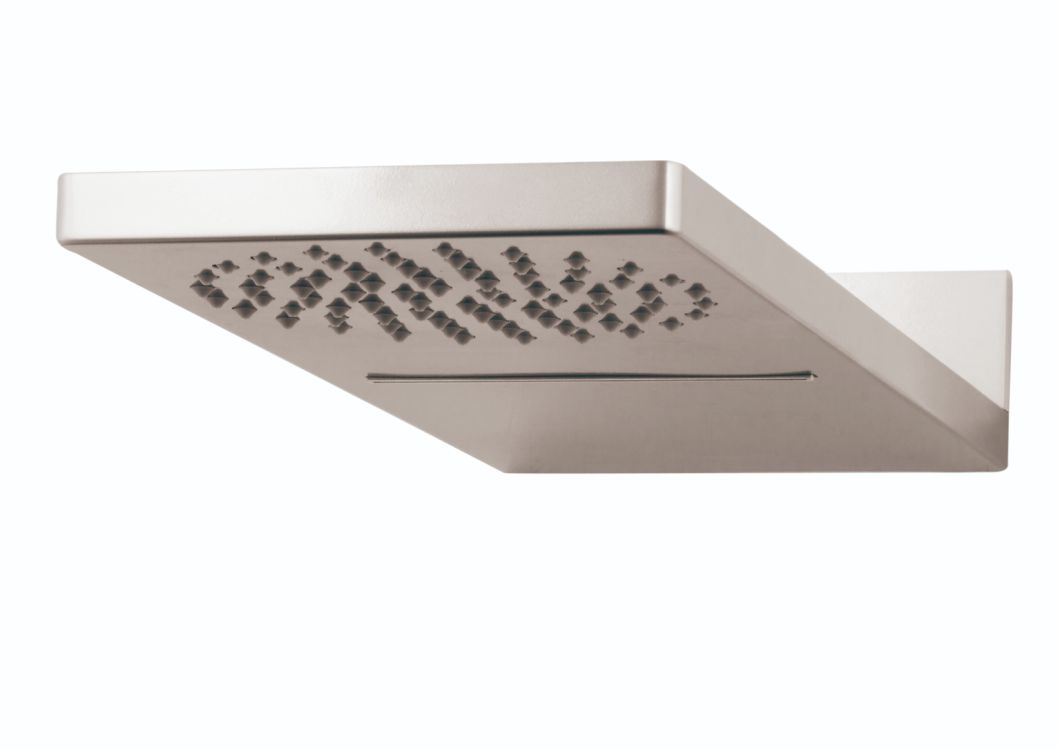 Cabezal de ducha cuadrado de lat&oacute;n de 8 pulgadas