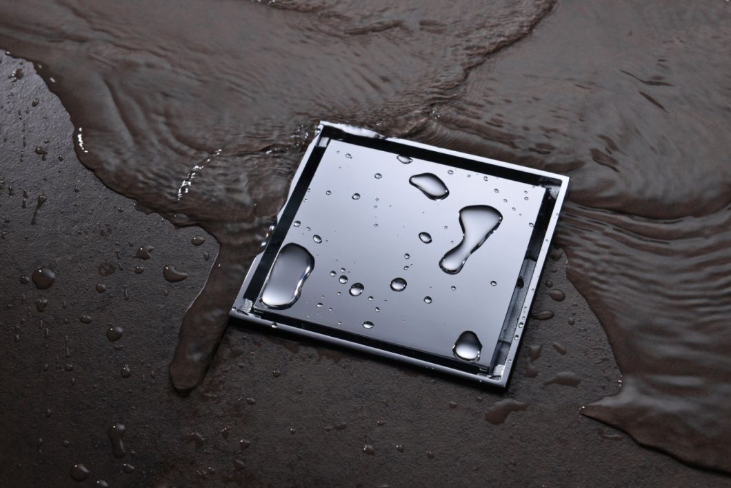 Drenaje de piso de ba&ntilde;o de alta calidad, placa cromada, f&aacute;cil de borrar