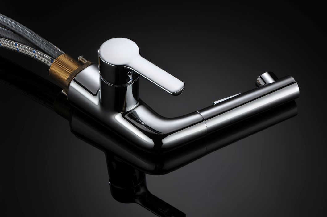 Grifo extra&iacute;ble para lavabo, grifo de agua pulverizada