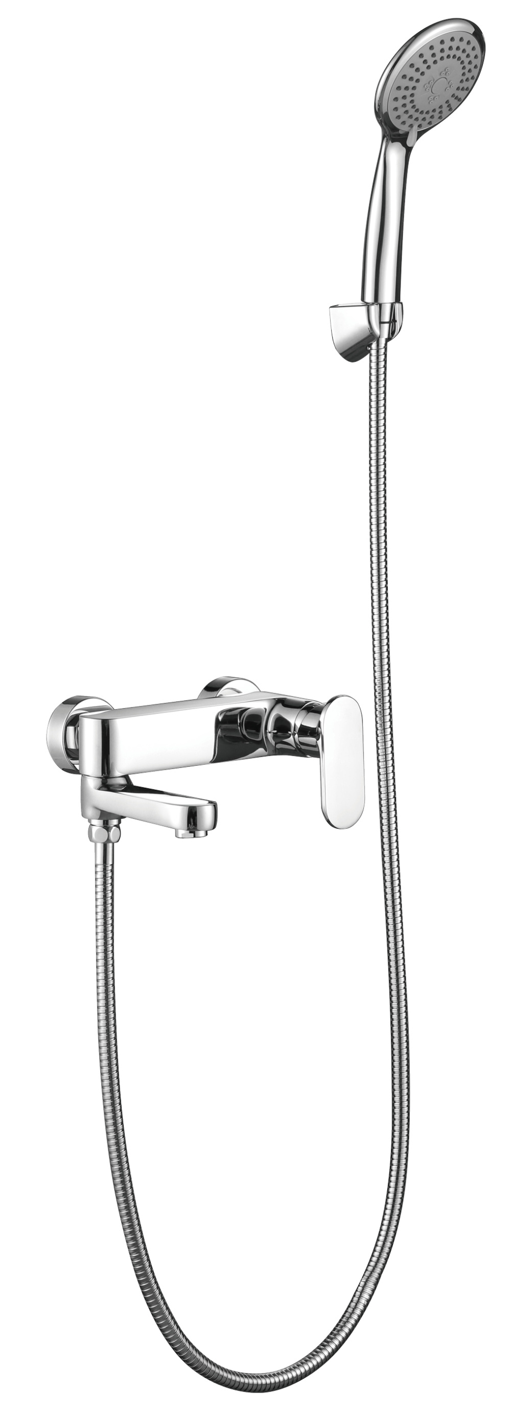 Manguera de ducha de acero inoxidable de 1,5 m en cromo