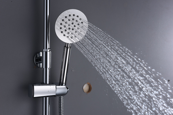 Columna de ducha de 2 v&iacute;as con pantalla digital de temperatura