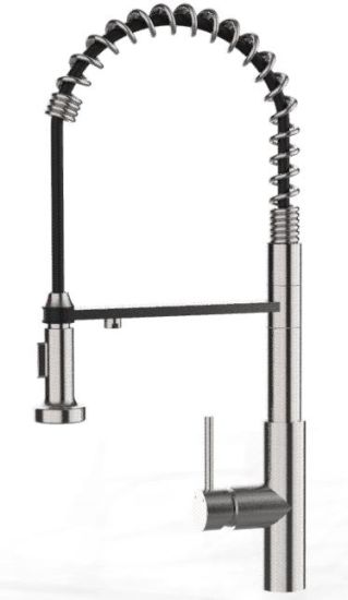 Filter Water Kitchen Faucet in Stainless Steel, 3 Way Kitchen Mixer Tap