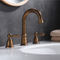3 Holes Antique Bathroom Faucet Chrome Basin Faucet