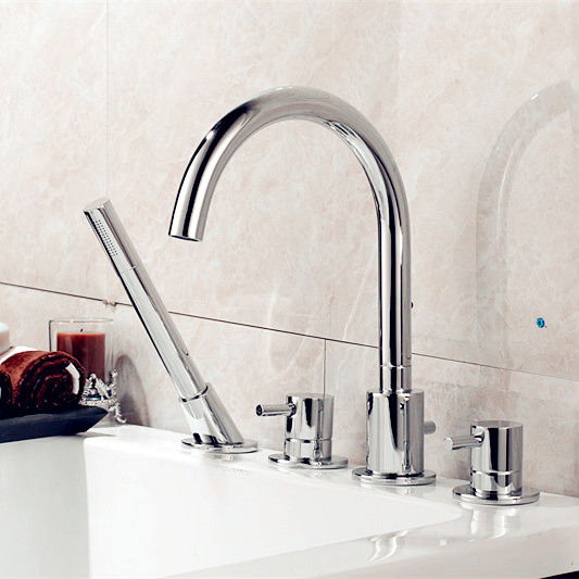 Four Hole Bathtub Bath Faucet for Sanitary Ware