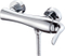 Brass Single Handle Wall-Mounted Shower Faucet in Chrome (22404)