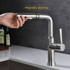 304 stainless steel Pull out Sprayer Stainless Steel Kitchen Faucet