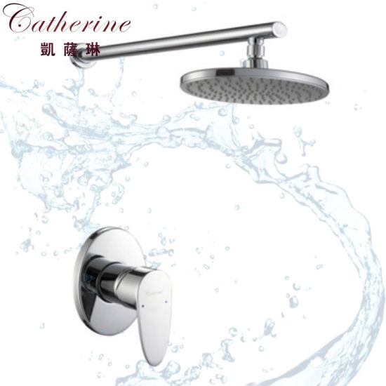 Brass Single Lever Concealed Plumbing Shower Mixer in Chrome (23606)