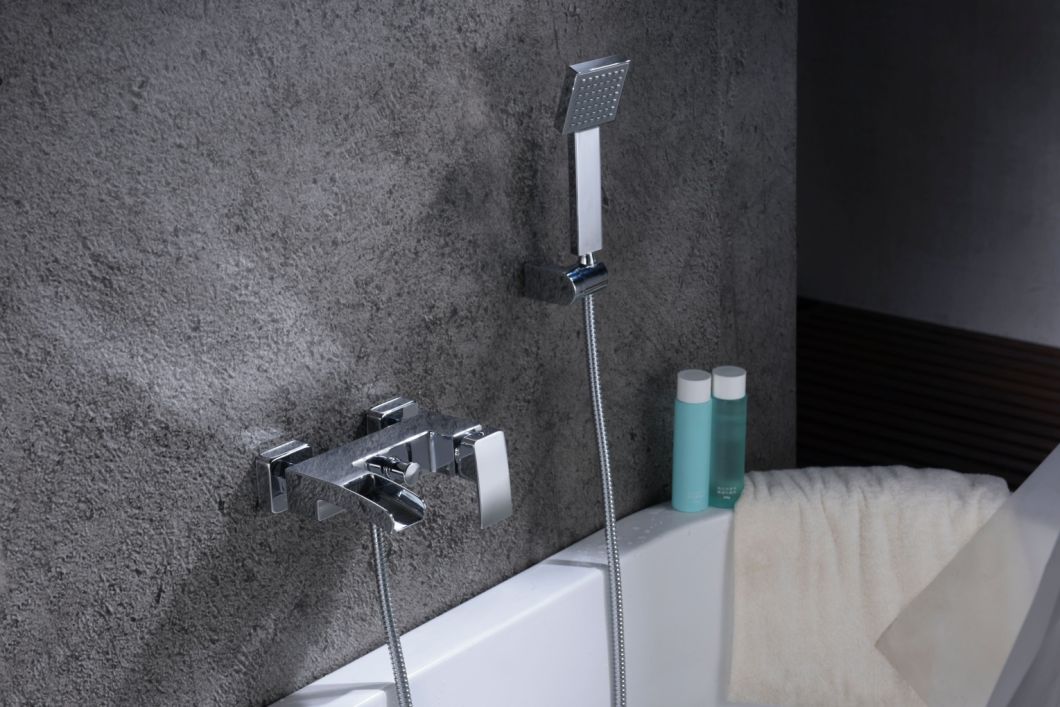 Juego de ducha con grifo en cascada, grifo mezclador de agua para ba&ntilde;o para ba&ntilde;era