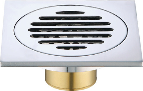 Sif&oacute;n de piso de lat&oacute;n para ba&ntilde;o para drenaje (150 * 150 mm)