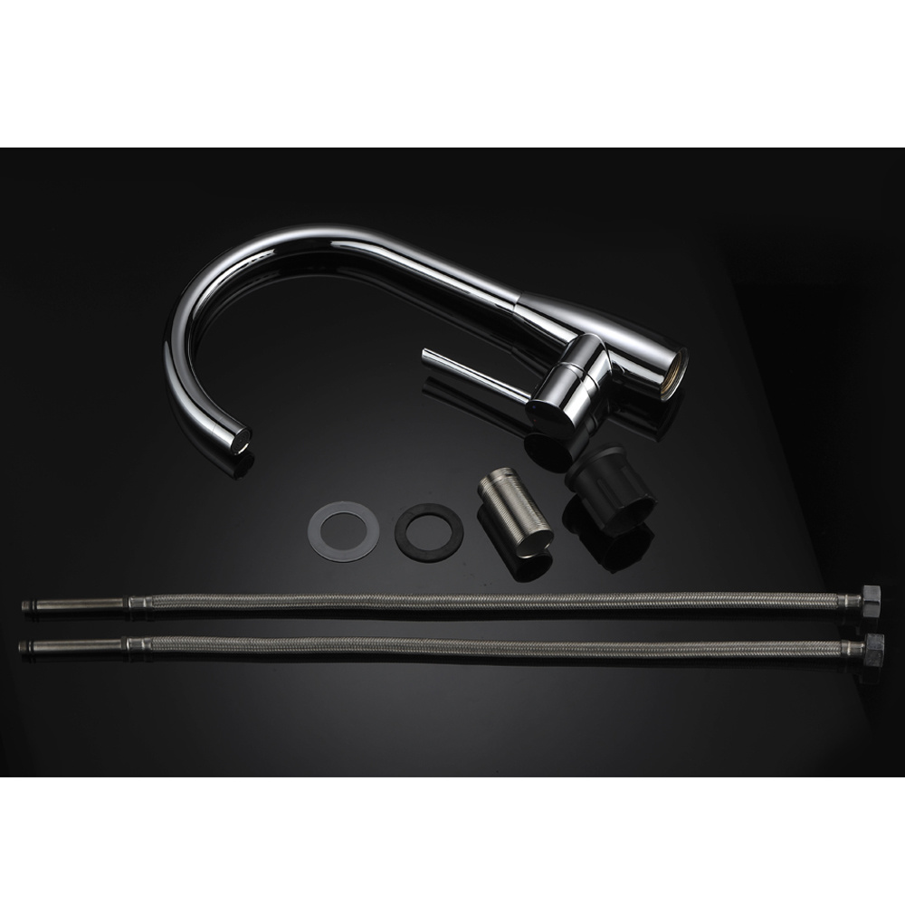 Grifo de ba&ntilde;o de grifo de cocina de 2 v&iacute;as de acero inoxidable