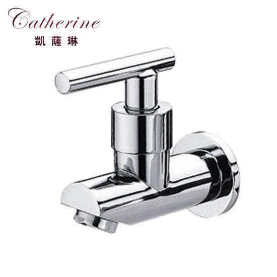 New Design Wall-Mounted Quick Turn Bib Tap in Chrome (100218)