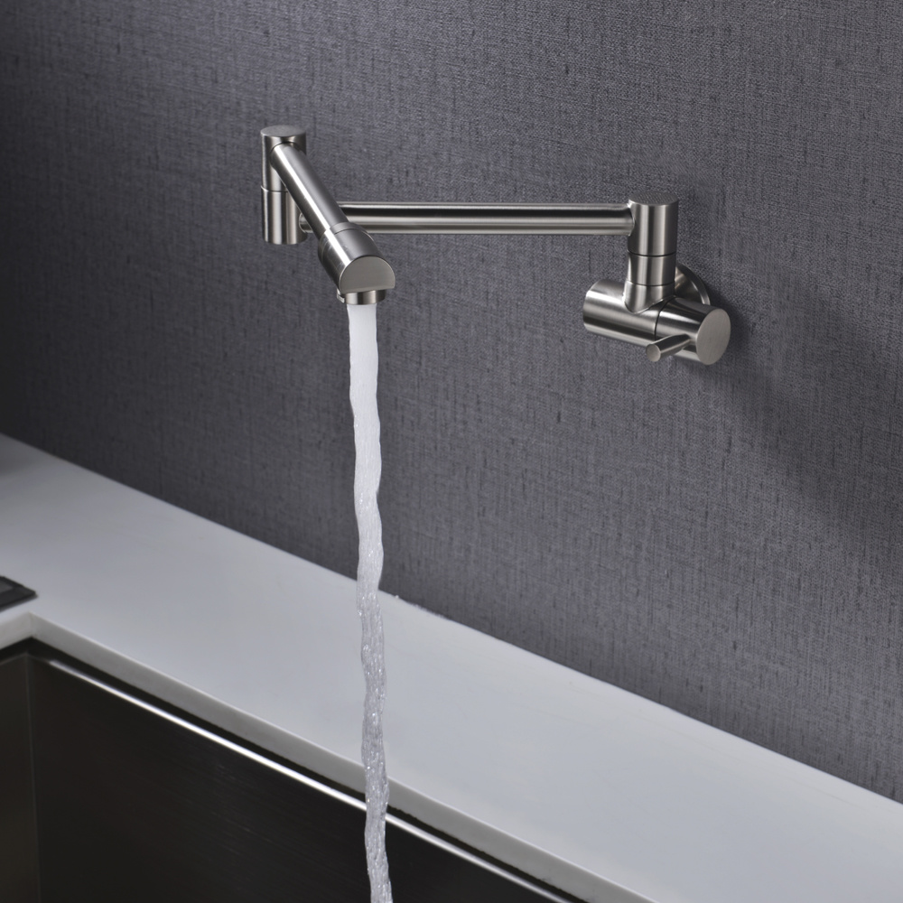 Grifo de agua plegable montado en la pared