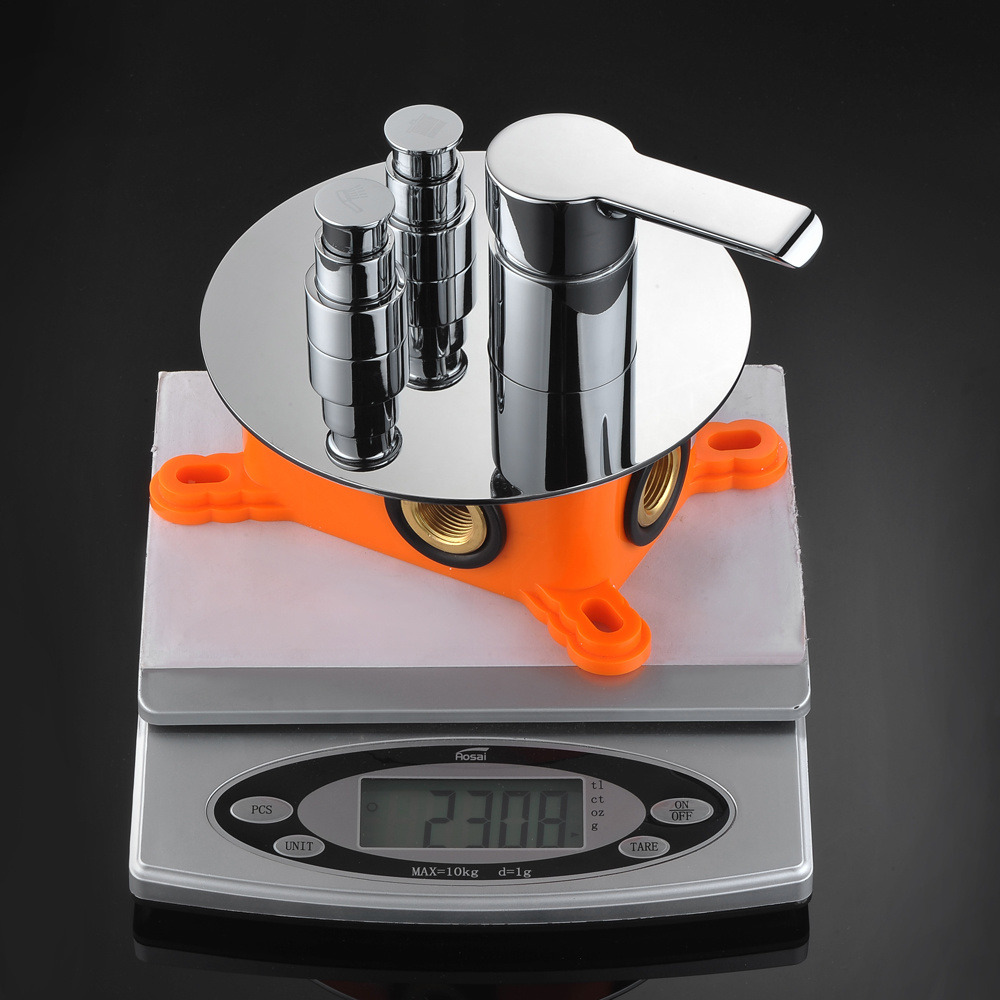 Juego de ducha de pared, mezclador de agua para ba&ntilde;o, cabezal de ducha tipo lluvia