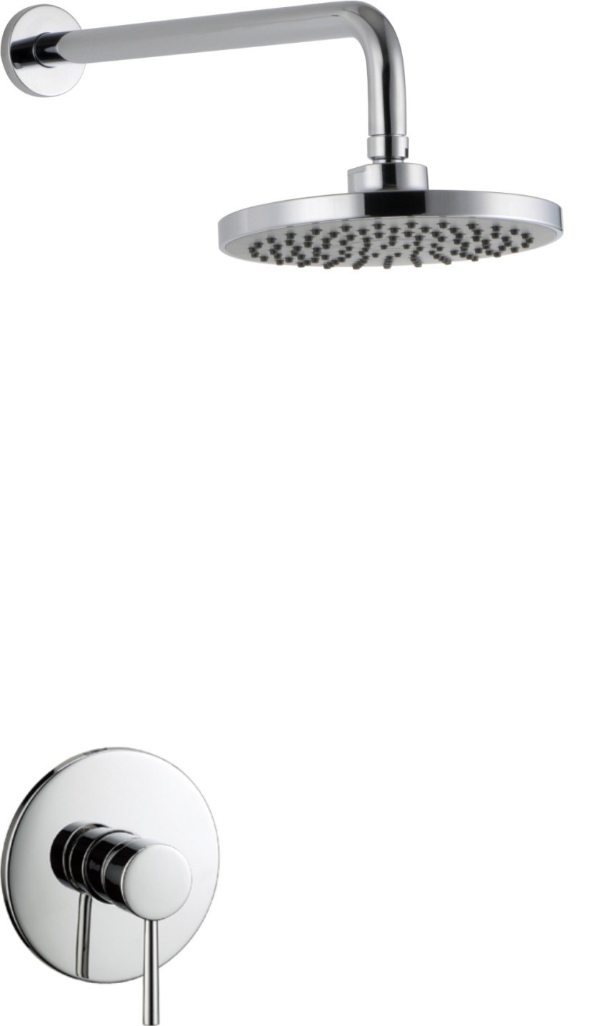 Mezclador monomando de ducha de lat&oacute;n cromado (20806)