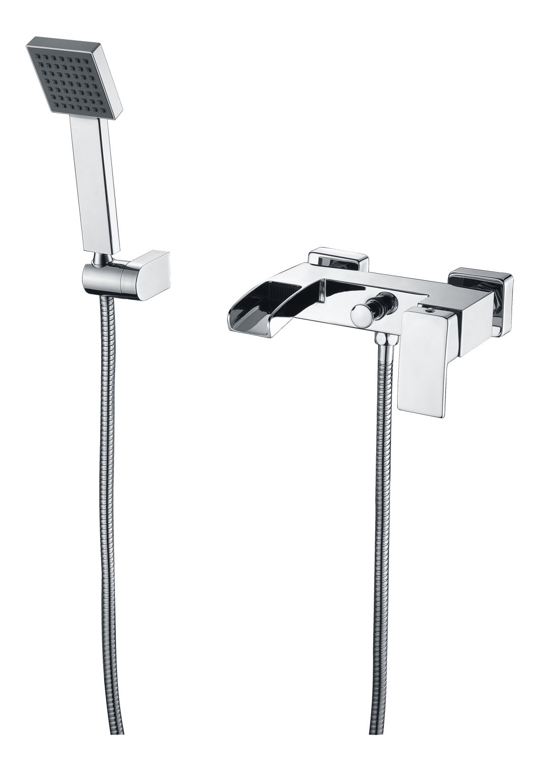 Juego de ducha con grifo en cascada, grifo mezclador de agua para ba&ntilde;o para ba&ntilde;era