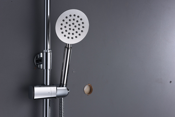 Columna de ducha de 2 v&iacute;as con pantalla digital de temperatura