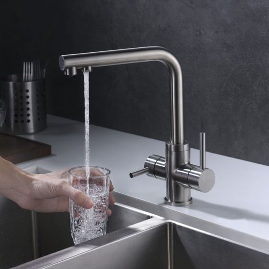 Modern Design Sanitary Ware 3 Way Kitchen Faucet with High Quality