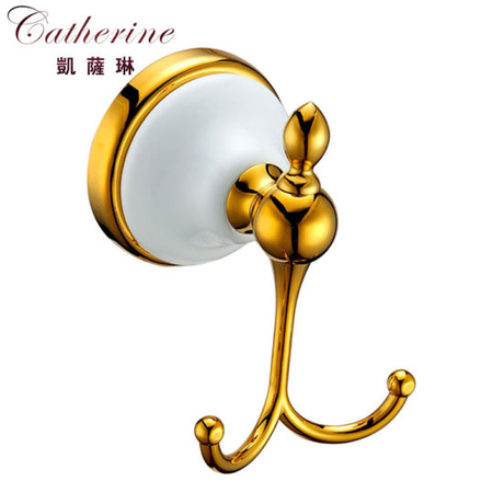 Classic Stainless Steel Bathroom Fitting Hook in Gold Color (2109-1)