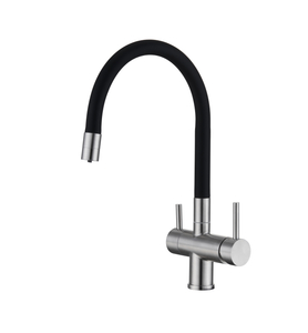 Modern 304 Stainless Steel 3 Way Kitchen Faucet Drinking Water Faucet